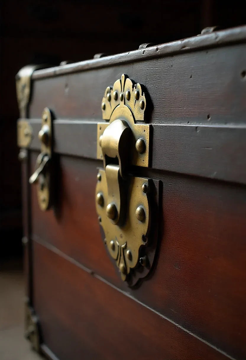 Antique Trunk Hardware and Steamer Trunk Parts