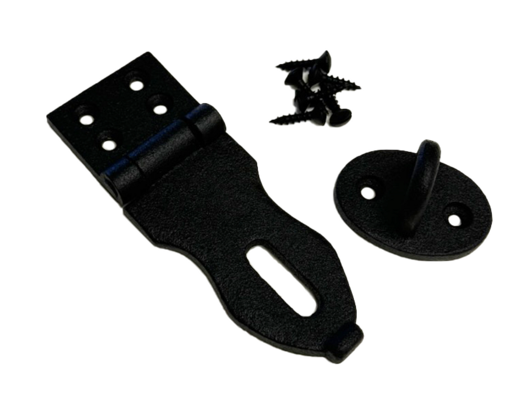 4" Cast Iron Trunk Hasp Pieces