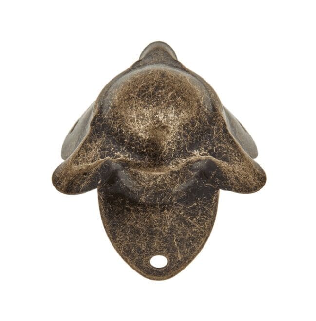 Antique Brass Trunk Corner - Ball Design 3" x 2-5/8" | Steamer Trunk Hardware OBL-1160ANTB