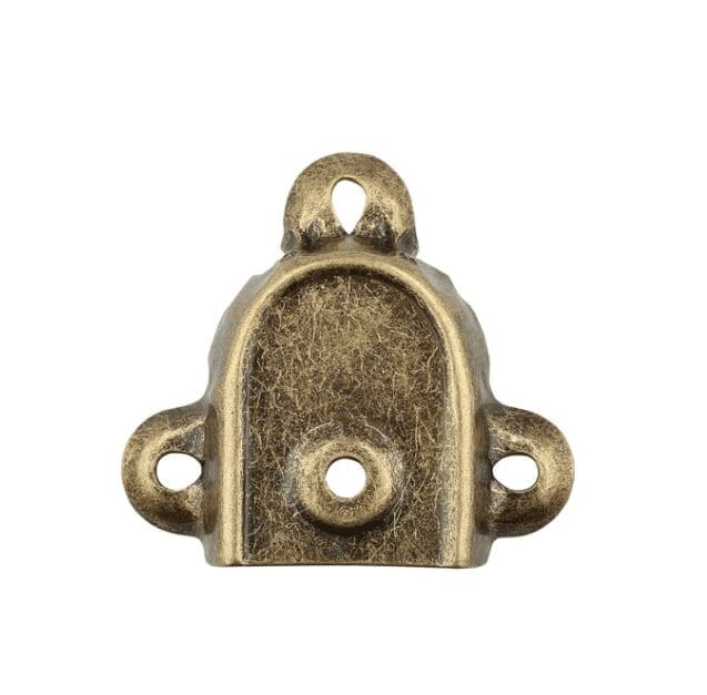 Antique Brass Trunk Handle Cap | Fits 1.25" Leather Strap | OBG-13ANTB