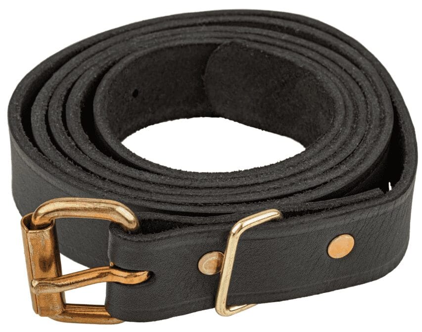 Black Leather Trunk Strap