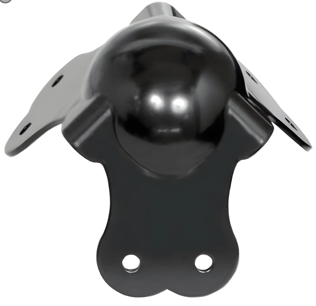 Black Trunk Corner – 2.5 Inch Ball Style | RH-1502BK
