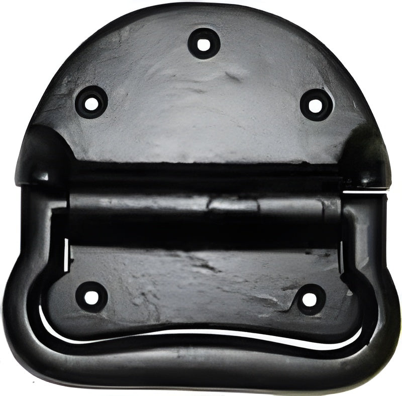 Black Cast Iron Trunk Handle Large F-4297B | Heavy Duty Chest Hardware
