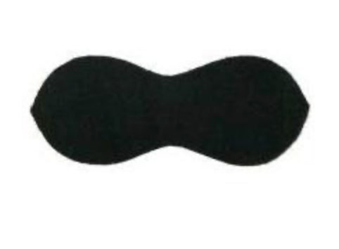 Black Leather Trunk Strap Keeper, 4-3/8" x 1-3/4", Belt Loop & Lid Lifter – L-4612