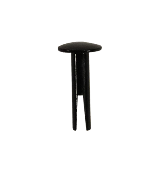 Black Split Rivets 3/4" - Trunk Hardware Fasteners (50 Pack) KD-TKR14BLK