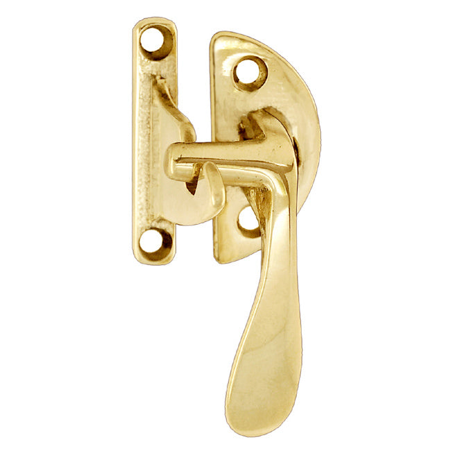 Boone Style Brass Cabinet Latch, 3/8" Offset, Right Hand – BM-1644PB