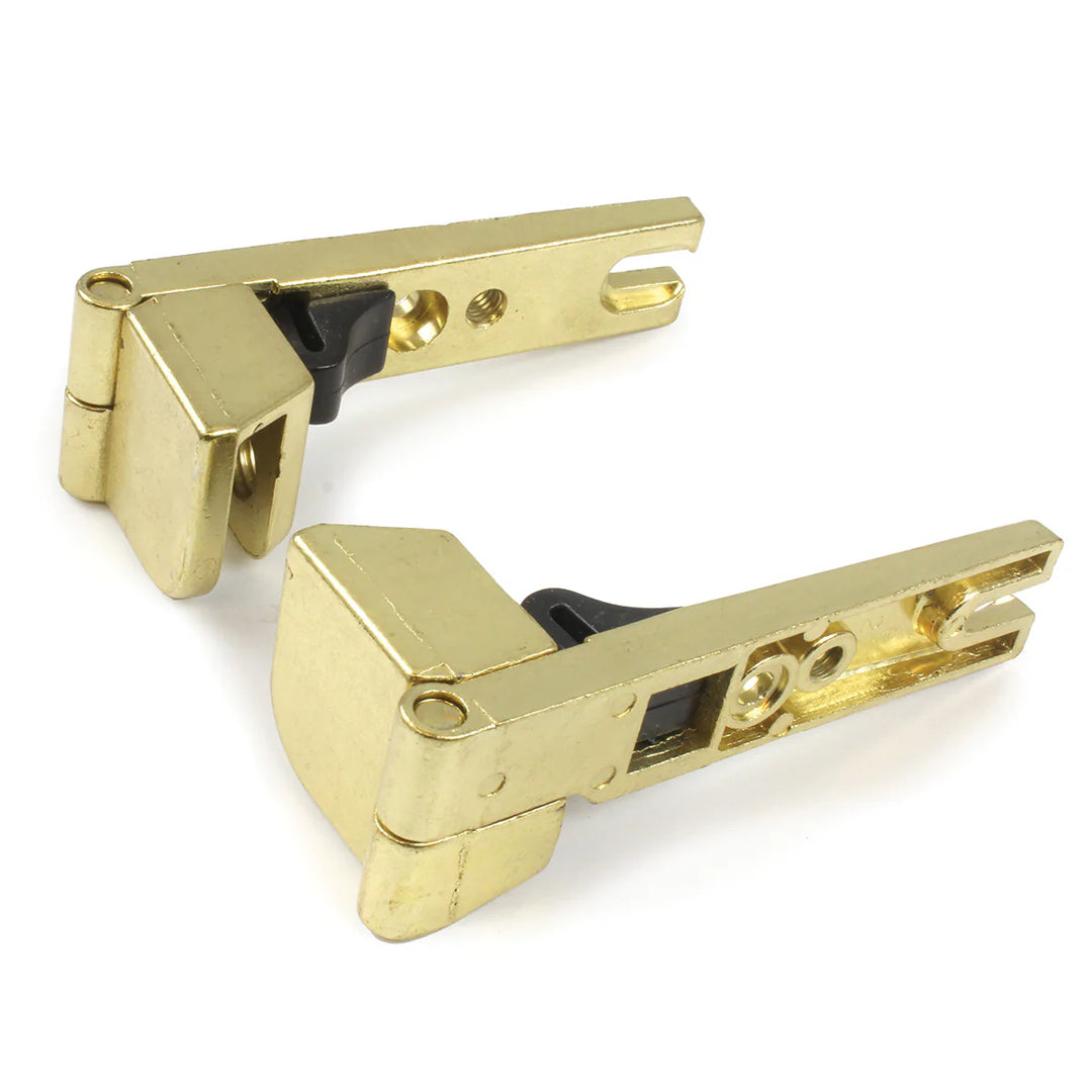 Snap Close Inset Glass Door Hinges