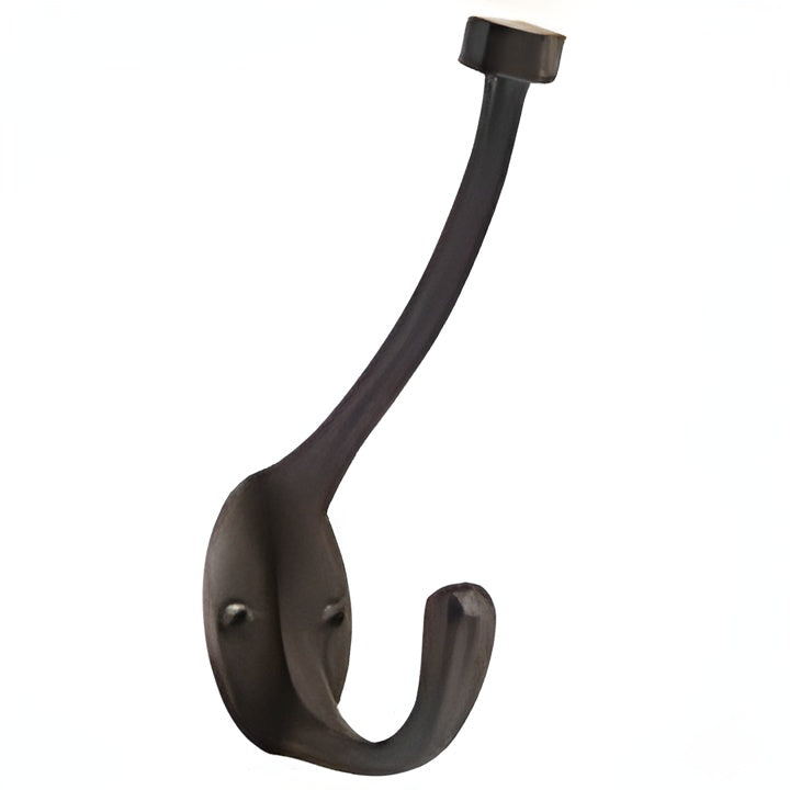 OIL RUBBED BRONZE PILL TOP DOUBLE COAT HOOK HERSH-55465ORB