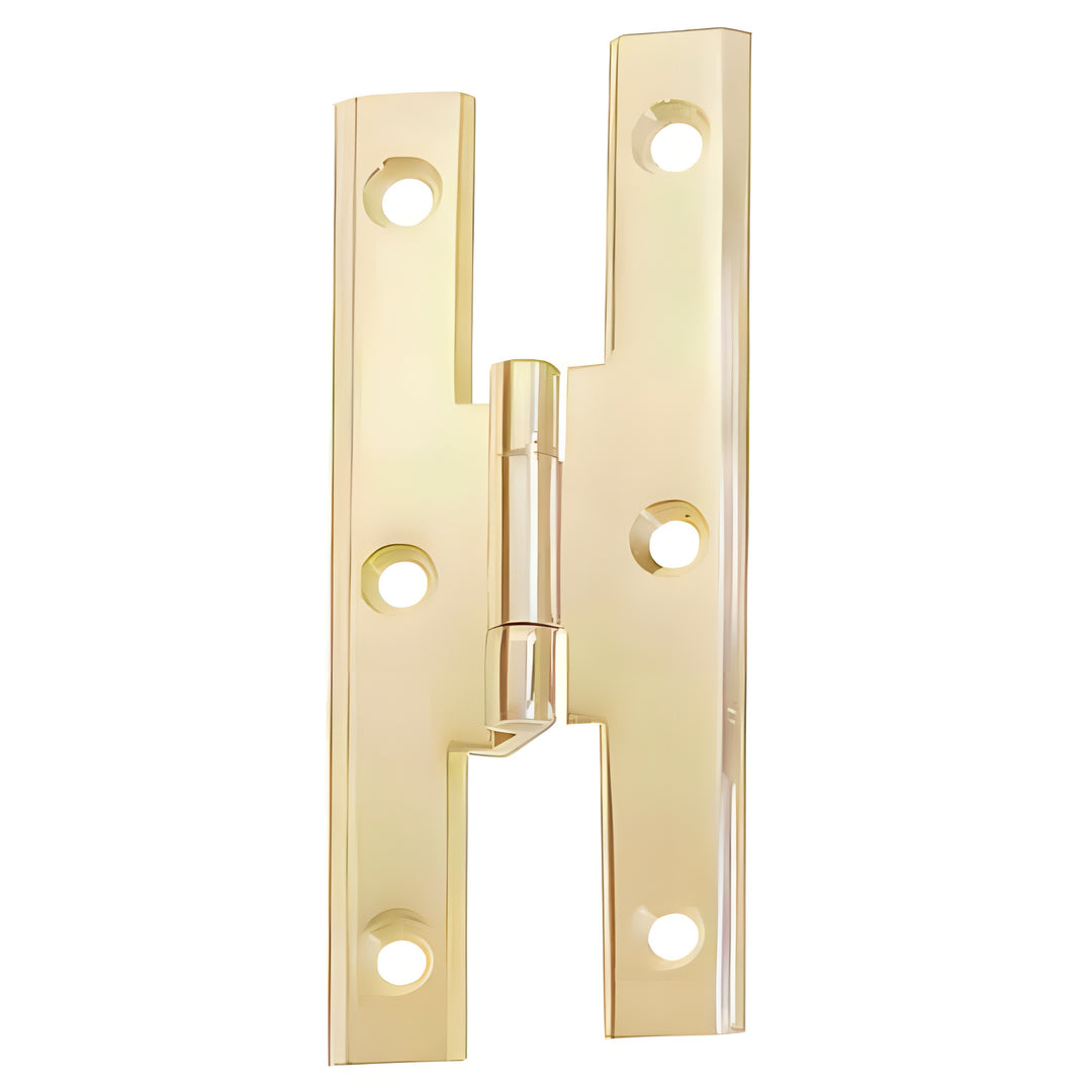 Colonial H Hinge – Machined Solid Brass, 3-1/2", 3/8" Offset | BM-1583PL