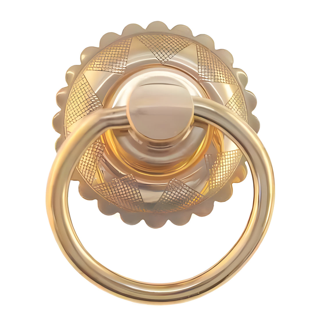 Eastlake Victorian Brass Ring Pull, 1-3/4 Inch - BM-1277PB