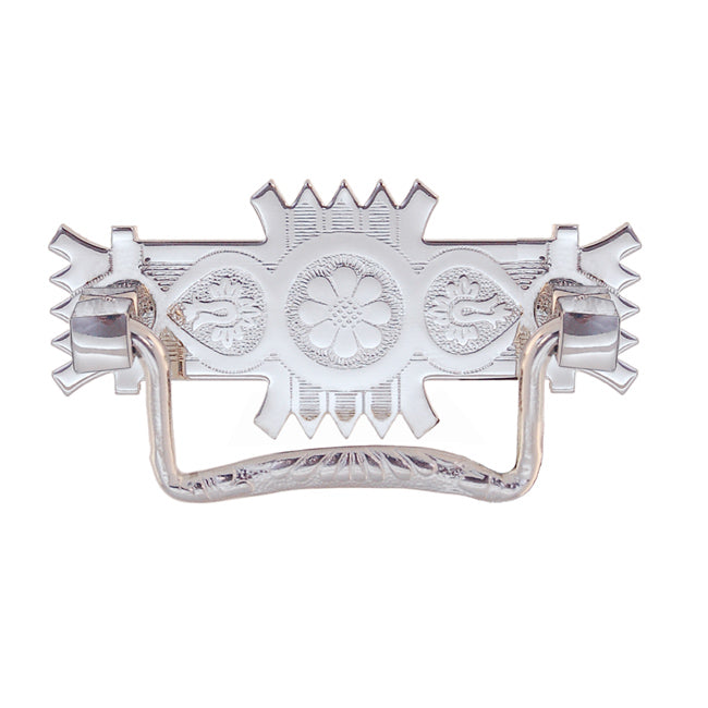 Eastlake Victorian Drawer Pull – Heavy Stamped Nickel Plate, 2-1/2" Centers BM-1156PN