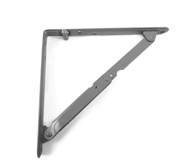 Large folding shelf bracket depiction.
