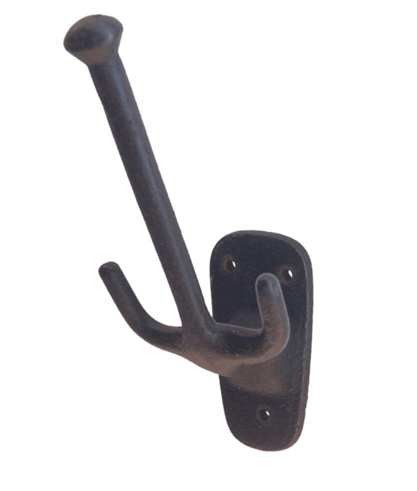 Gustav Stickley Hall Tree Hook – Mission Style 3-Prong Cast Iron, 6-1/2" BM-9908
