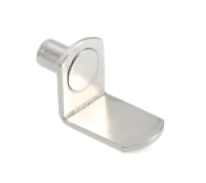 NICKEL L SHAPED SHELF PIN REST X-72N