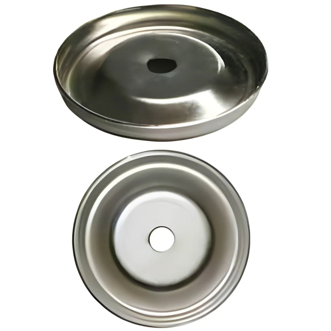 Hoosier Wood Caster Ant Trap – Round Nickel Plated Steel Plate, HNT4N
