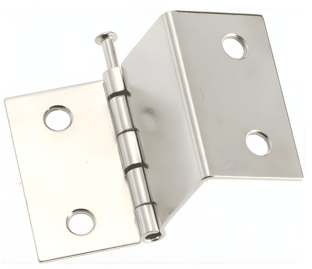 H-98N Nickel-Plated Steel Loose-Pin Cabinet Hinge