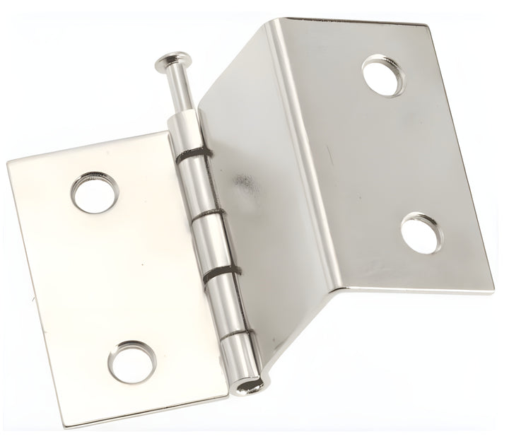 H-98N Nickel-Plated Steel Loose-Pin Cabinet Hinge