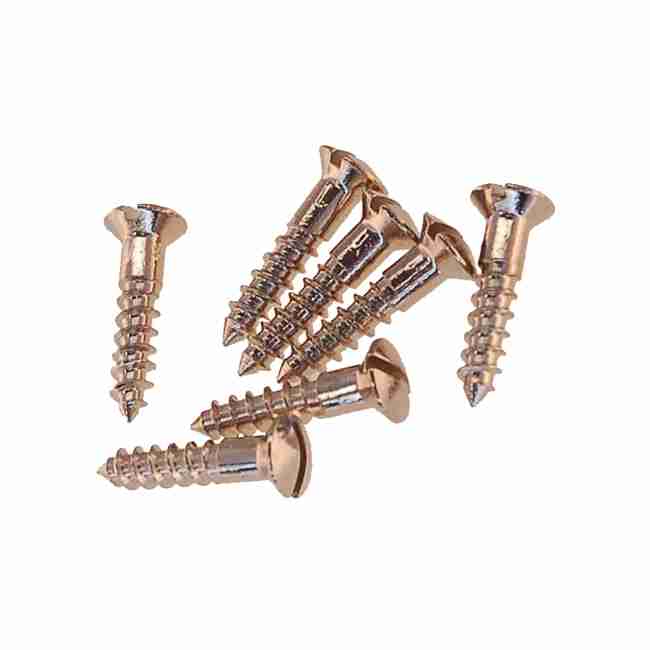 Nickel Oval Head Wood Screws