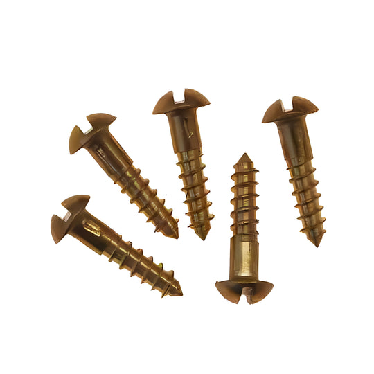Polished Brass Round Head Screws BM1009PB – Lyons Hardware Tree