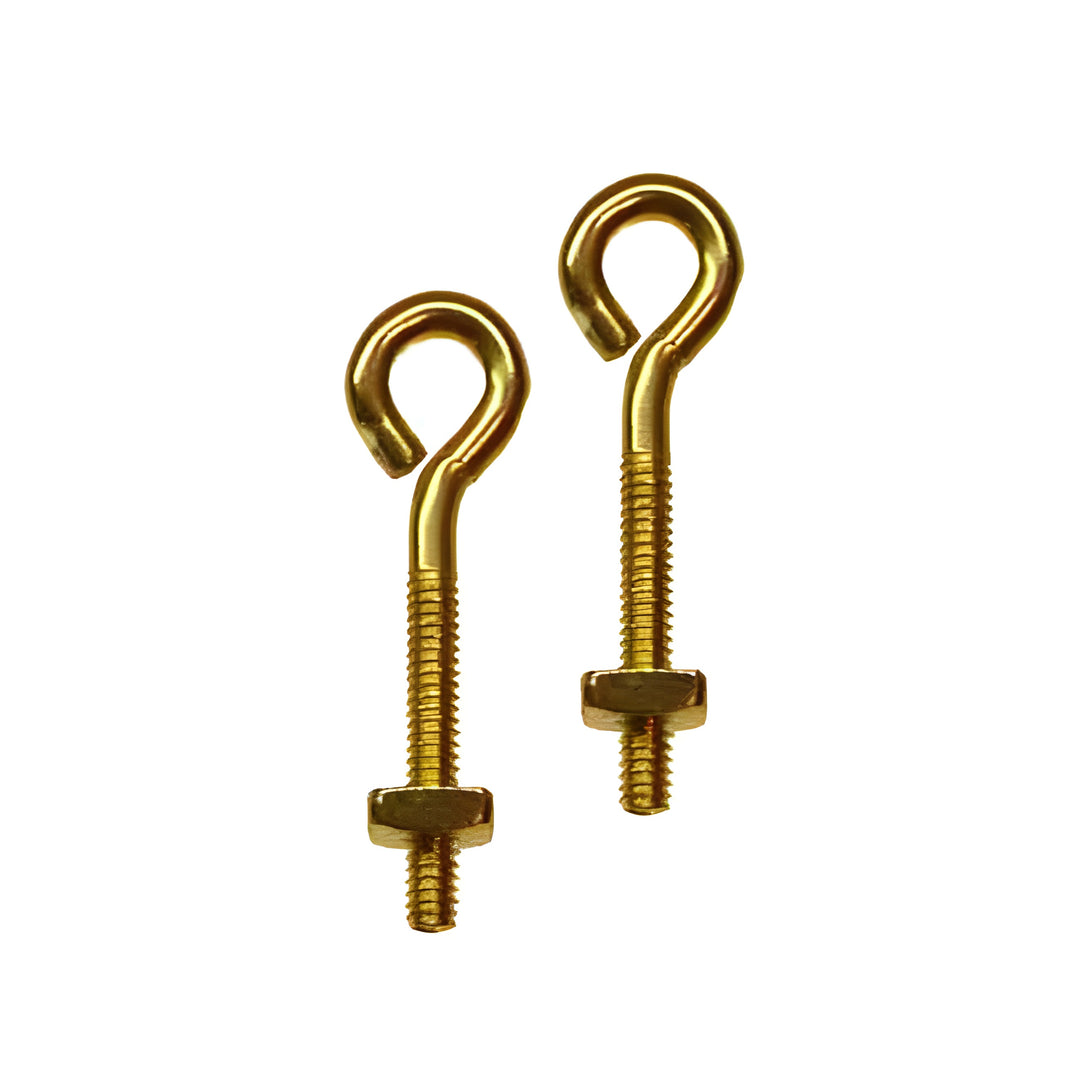 Polished Brass Drawer Pull Eyebolts, 1-1/8" Long – Sold in Pairs (BM-1178PB)
