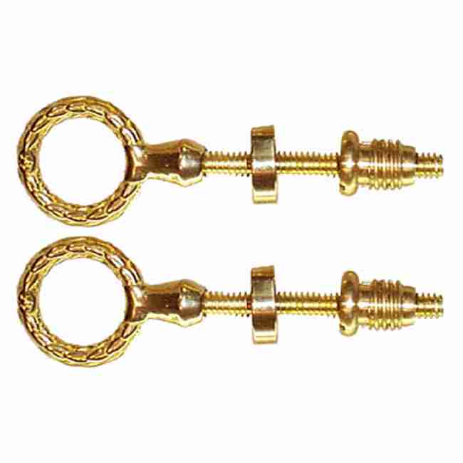 Cheval Swivel Mirror Bolt Set, Victorian Cast Brass - BM-1351PB