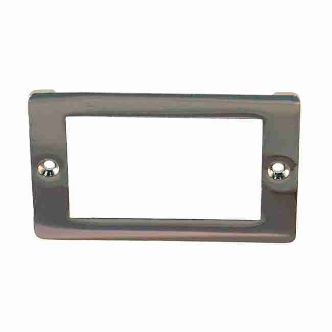 Polished Nickel Label Holder 3"x2" - File Cabinet Card Frame BM-1400PN
