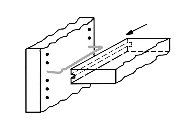 SHELF MAGIC HIDDEN INVISIBLE SHELF SUPPORT X-5201334U
