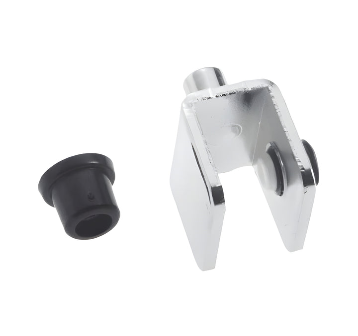 LOCKING NICKEL GLASS SHELF REST X-301521K