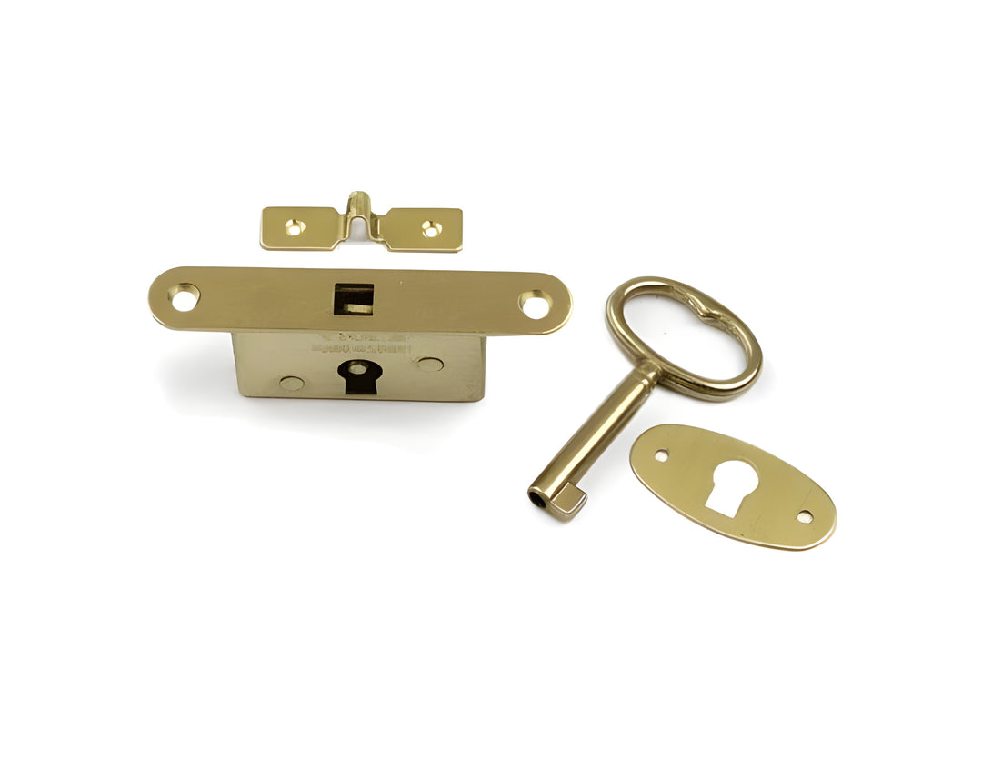 BOX CIGAR HUMIDOR FULL MORTISE BRASS LOCK L-5146P – Lyons Hardware Tree