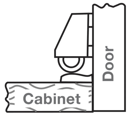 Cabinet Door Roller Catch SB-MROLLFIXW1