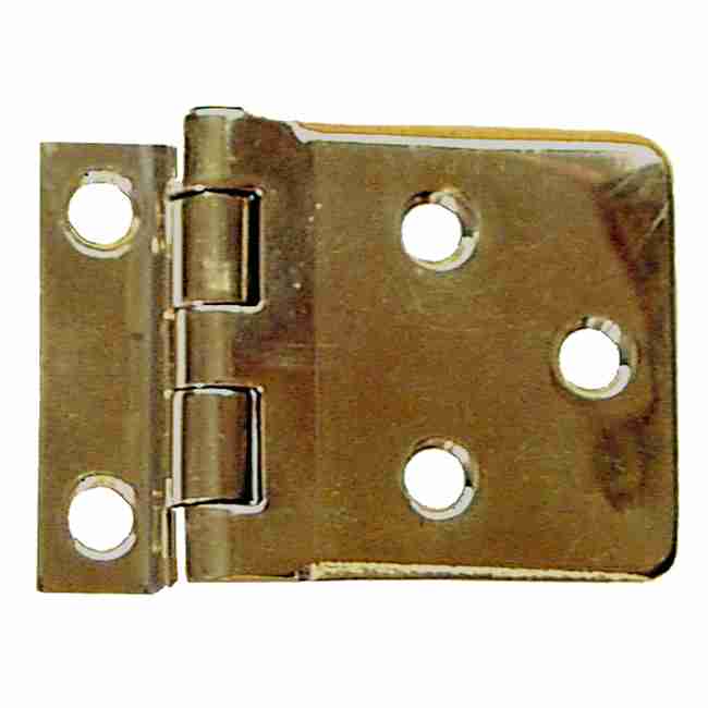 Sellers Offset Brass Hinge, Polished Brass, 3/8" Offset, 1-1/2" x 1-7/16" – BM-1628PB