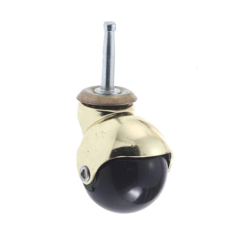 Brass Rubber Ball Casters (Pack of 4)