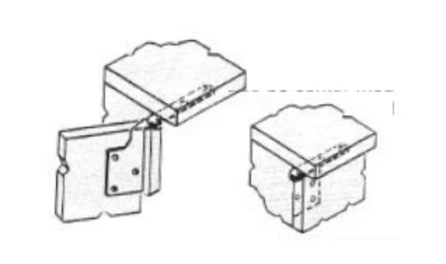 Steel Statuary Bronze Back-of-Door Pivot Hinge — Pair | H-273BGTL