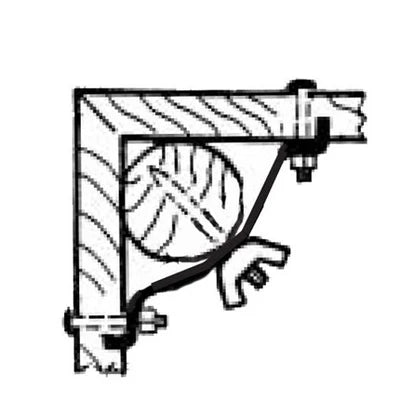 TABLE APRON CORNER BRACE 3-3/16 X 1-1/2 INCHES S-3620U