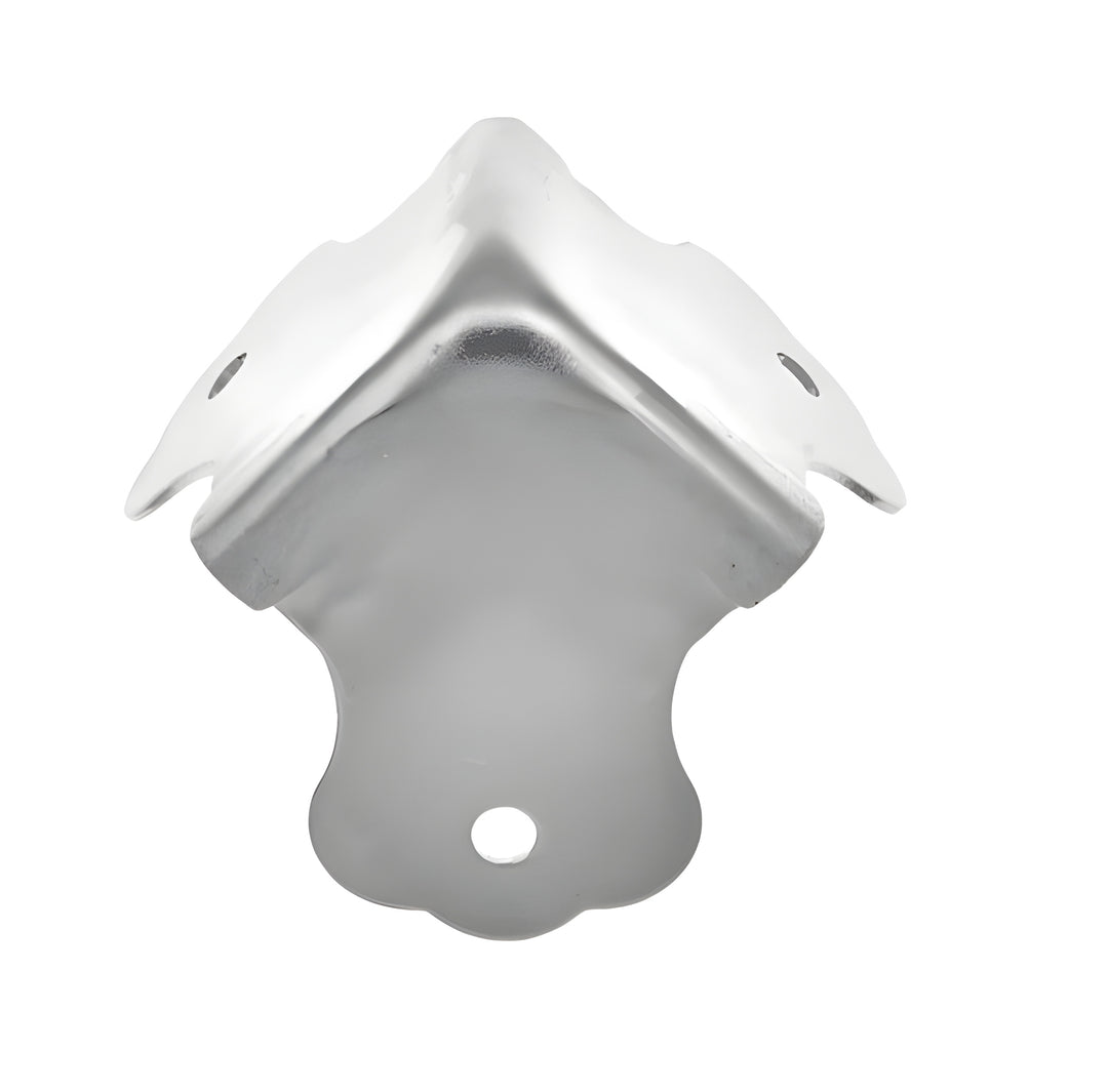Nickel Plated Trunk Corner, 2-1/4 Inch Diagonal – OBL-3393NP