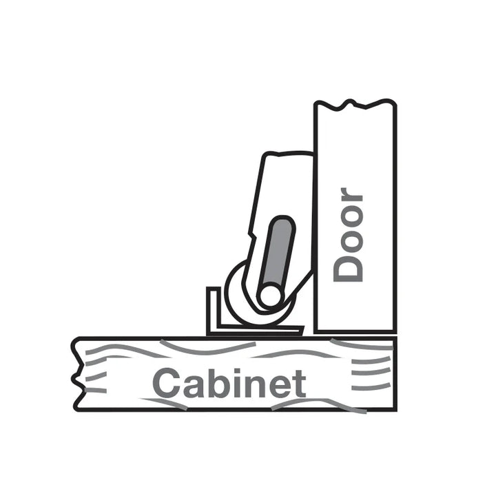 Zinc Plated Spring Roller Catch with Built-In Door Stop – M-5CZ Diagram 