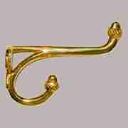Acorn Tipped Coat Hook B-0910