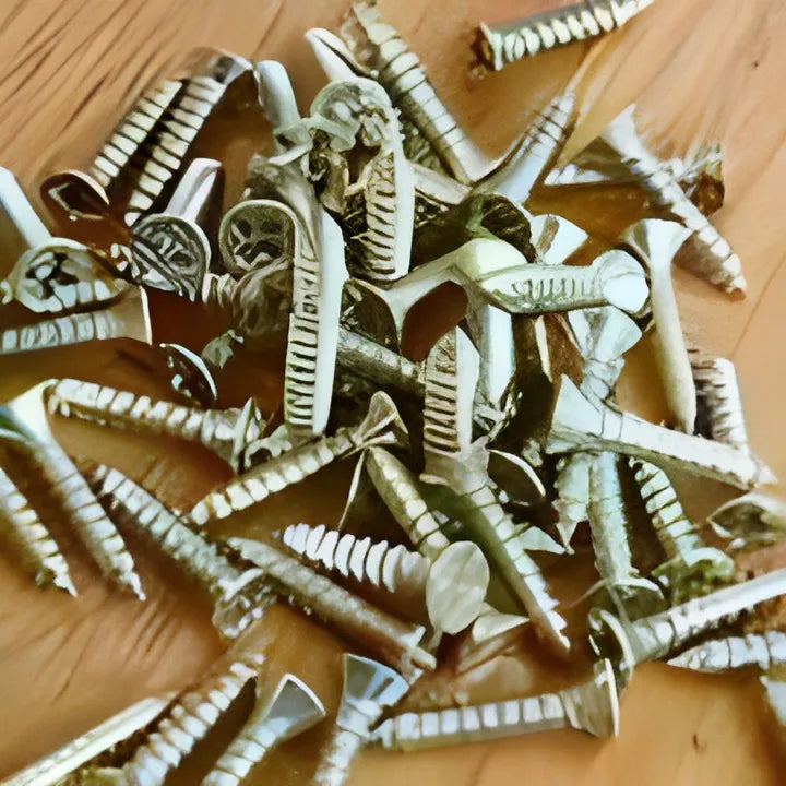 5/8 X 5 BRASS PLATED FINISHED FLAT HEAD PHILLIPS SCREWS F58X5FPAP