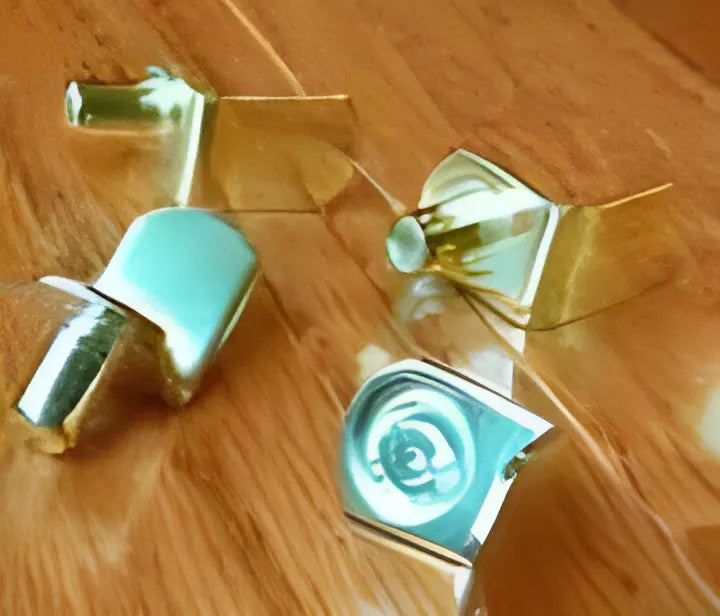 BRASS L SHAPED SHELF PIN REST STEEL X-72P