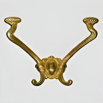 Victorian Double Coat Hook B-0988