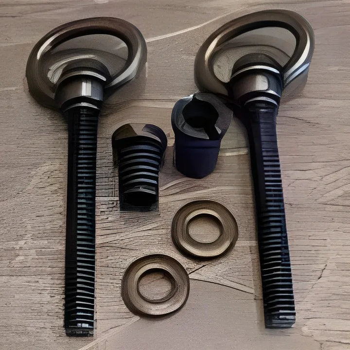 Cheval Swivel Mirror Mount Bolt Set, Antique Brass, 5/16-18 Thread – F-567D