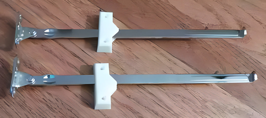 Flap Support Racks PAIR OF AUTOMATIC DROP FRONT DESK FLAP SUPPORTS SQ-8325WAW 10 INCHES L ...