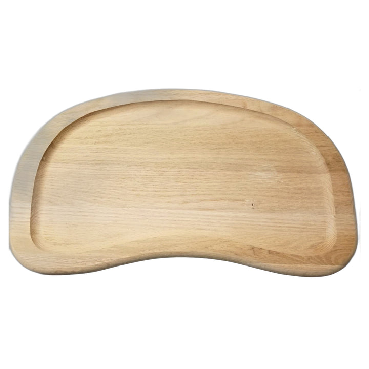 Antique High Chair Tray Replacement HC-13HERSH | Grooved Red Oak, 19-1/8"
