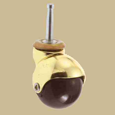 Set of 4 Rubber Ball Stem Casters C-4052PE