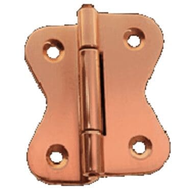 POLISHED HOOSIER STYLE HINGE COPPER BUTTERFLY BM-1602CPR