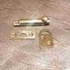 SLIDING FRENCH DOOR BOLT POLISHED BRASS 3 INCH X-5163P
