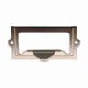 POLISHED NICKEL PLATED BRASS CARD HOLDER WITH PULL. BM-1402PN