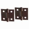 PAIR OF LOOSE PIN OIL RUBBED BRONZE STEEL BUTT HINGES BM-1566OB