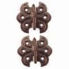 PAIR OF BUTTERFLY HINGES OIL RUBBED BRONZE BM-1560OB