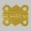 BRASS PLATED STOP HINGE SMALL OBP-2466BP